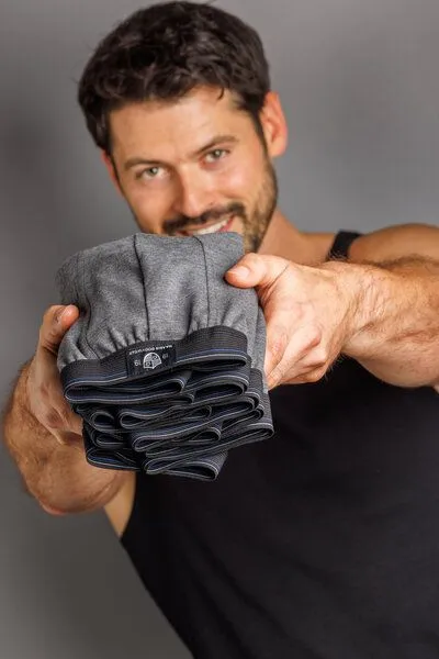 Haasis Bodywear Haasis Bodywear Herren Pants 5er Pack ohne Eingriff, Single Jersey,, Carbon, – Produktbild 2 von 4
