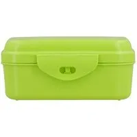 Biodora Biodora Bio-Lunchbox mit Scharnierverschluss – ohne BPA – Biokunststoff auf Stärkebasis – Made in EU, Grün, – Produktbild 1 von 1