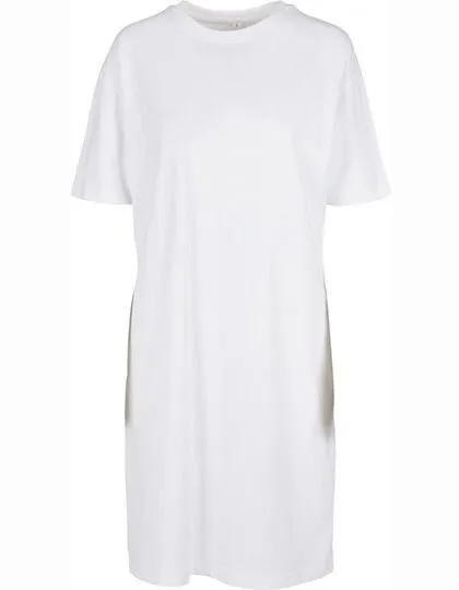 Build Your Brand Build Your Brand Damen Strandkleid Oversize Dress aus Bio - Baumwolle bis Gr. 5XL, Weiss, – Produktbild 2 von 3