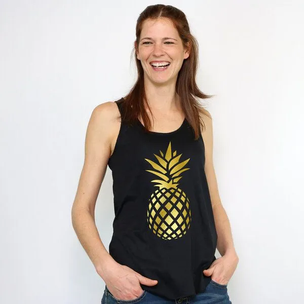 Gary Mash GARY MASH Top Pineapple aus Modal®-Mix, Schwarz, – Produktbild 1 von 4