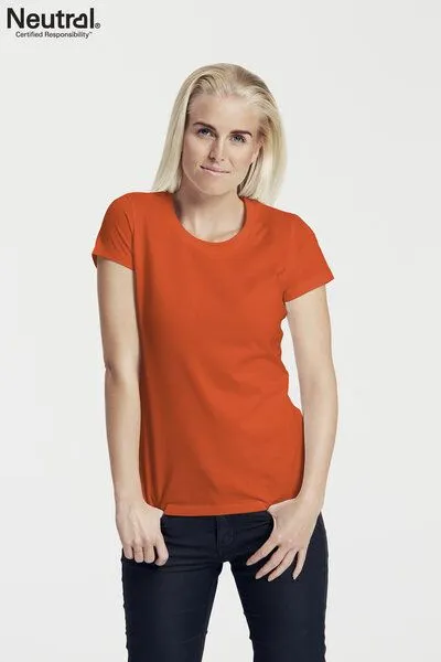 Neutral® - 3FREUNDE Neutral® - 3FREUNDE Frauen Fit T-Shirt, Orange, – Produktbild 3 von 3
