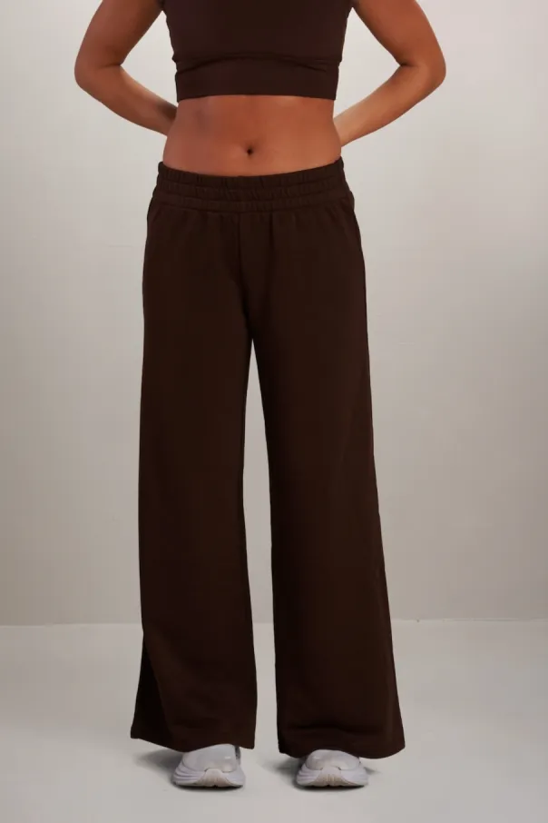 SEAAV SEAAV Damen vegan Hose Dune Weites Bein Kaffeebohne, Dunkelbraun, – Produktbild 2 von 2