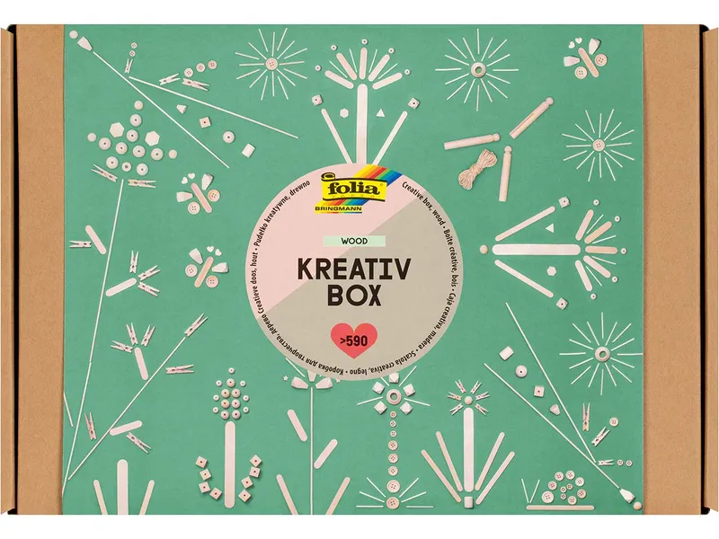folia folia Kreativ Box "Wood", >590 Teile – Produktbild 1 von 1