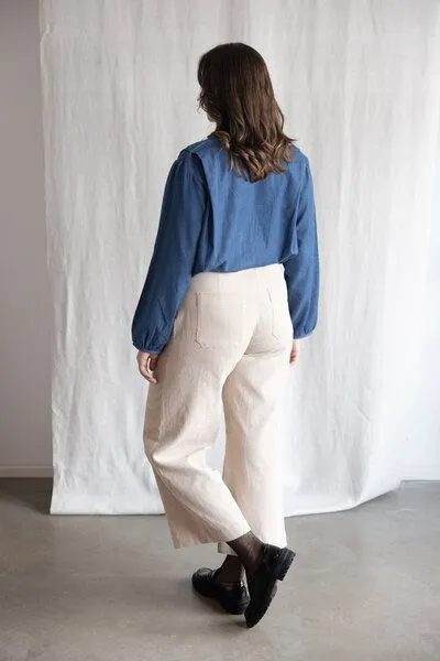 Jyoti - Fair Works Jyoti - Fair Works Bio-Baumwollcord Hose Damini, Beige, – Produktbild 4 von 4