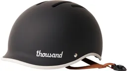 Thousand Thousand Heritage 2.0 Fahrradhelm Carbon Black L 59-62 cm - stylischer City-Helm mit Magnetverschluss, Belüftung, verstecktem Kettenfach – Produktbild 1 von 1