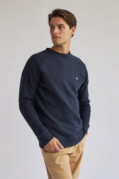 TWOTHIRDS TWOTHIRDS Klassisches Sweatshirt Dunmore, Navy, – Produktbild 3 von 3