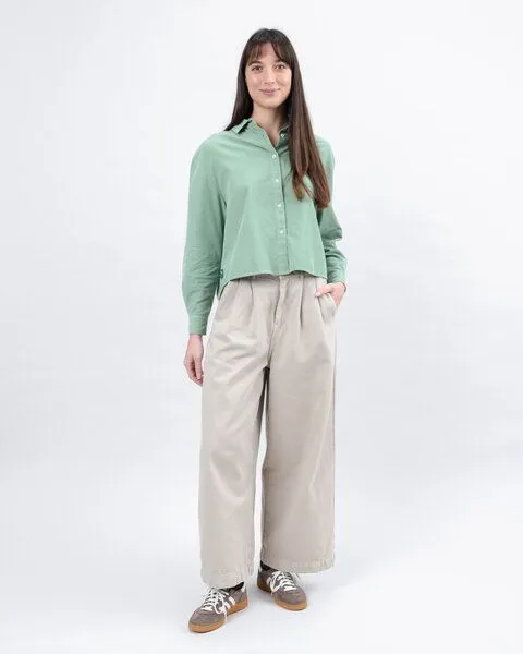 Brava Fabrics Brava Fabrics Bundfalten-Hose, Ecru, – Produktbild 4 von 4