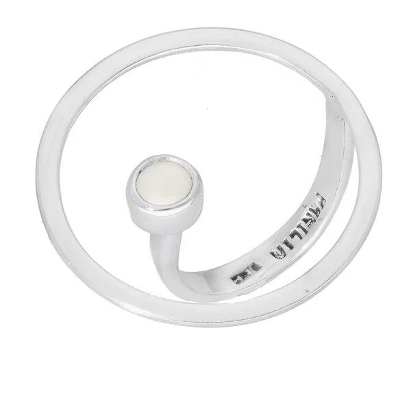 pakilia pakilia Silber Ring Naturstein Fair-Trade und handmade, Silver, – Produktbild 1 von 3