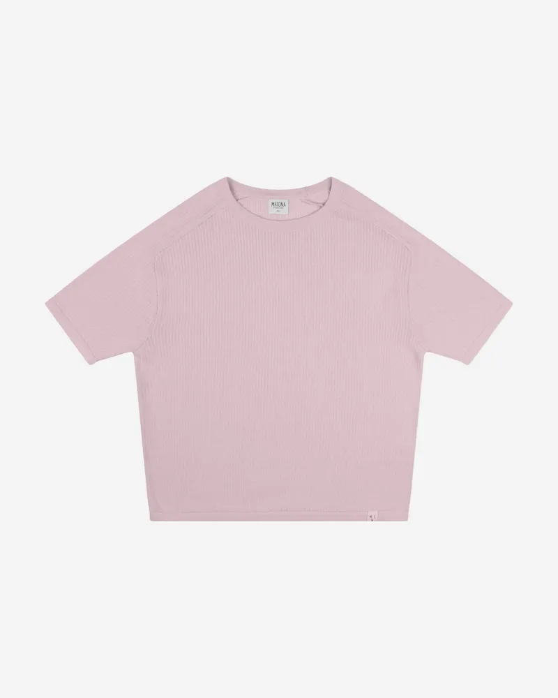 MATONA MATONA Damen vegan T-Shirt Strick Lavendel, Lila, – Produktbild 1 von 2
