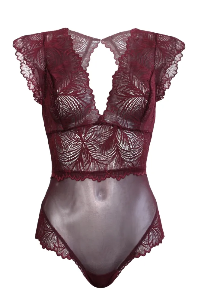 Anekdot Anekdot Damen vegan Bodysuit Amara, Violett, – Produktbild 2 von 2