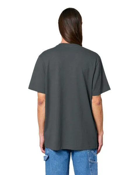 YTWOO YTWOO Nachhaltiges schweres Unisex T-Shirt, Anthrazit, – Produktbild 4 von 4