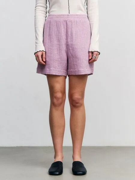 Rotholz Rotholz Damen Shorts - aus Bio-Baumwolle, Pink mist (pink), – Produktbild 1 von 3