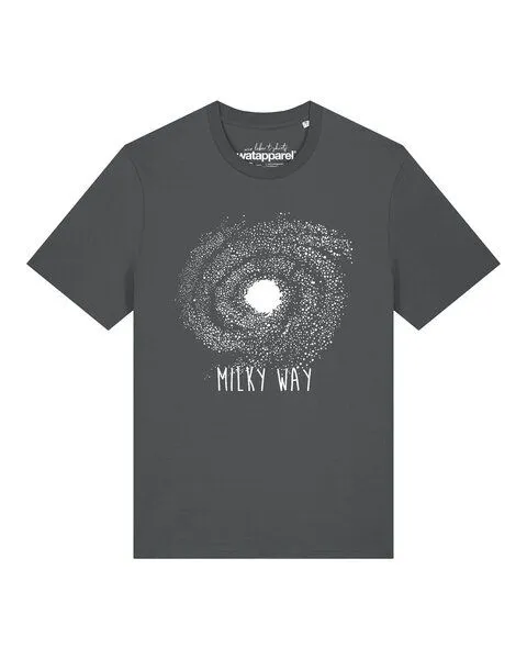 watapparel watapparel T-Shirt Unisex Milky way, Anthracite, – Produktbild 1 von 2