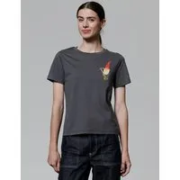 watapparel watapparel T-Shirt Frauen Gartenzwerg, Anthracite, – Produktbild 1 von 1