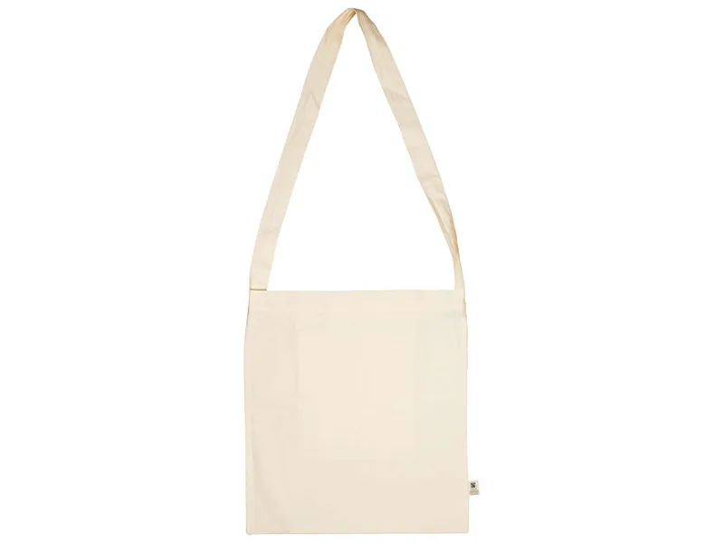 Memo memo Bio-Baumwoll-Tragetasche 'Bike Bag' 38 x 42 cm, natur, langer Henkel – Produktbild 2 von 2