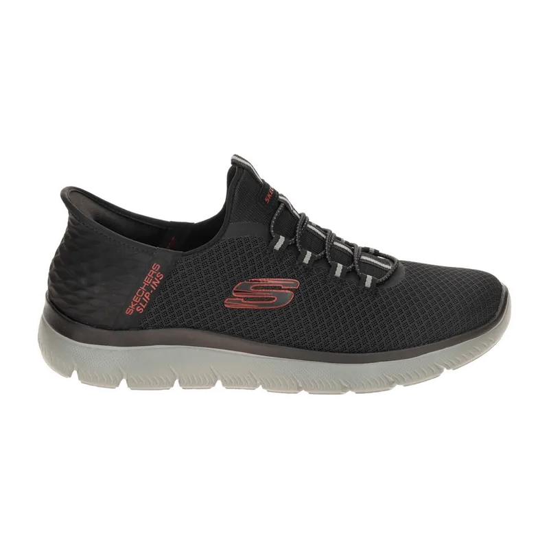 Skechers Skechers Summits Schuhe schwarz rot SLIP-INS 232457 für Herren, schwarz, Größe 46 EU, Schwarz, – Produktbild 2 von 8