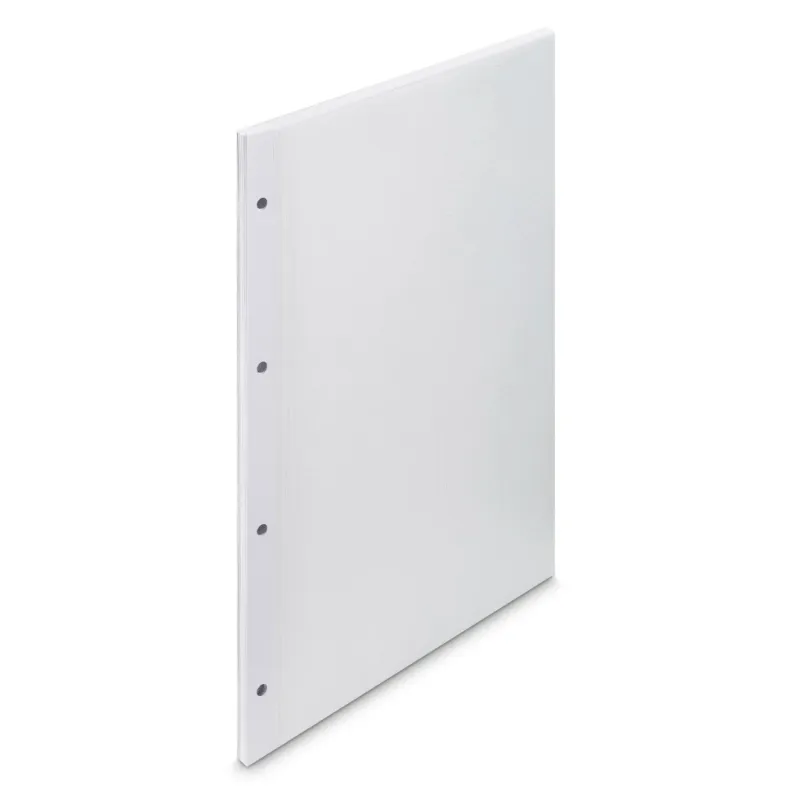 Hama Hama Fotokarton mit Pergamin, 23,3x31 cm, gelocht, 25 Blatt, Weiß – Produktbild 2 von 2