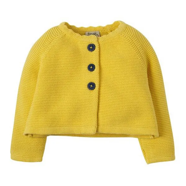 Frugi Frugi Strickjacke Carrie in gelb – Produktbild 1 von 3