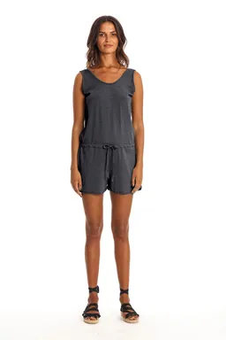 RAVENS VIEW IBIZA RAVENS VIEW IBIZA Damen vegan Playsuit Nina Lava Blau – Produktbild 1 von 1