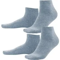 Living Crafts LIVING CRAFTS - Herren Sneaker-Socken, 2er-Pack - Blau (98% Bio-Baumwolle; 2% Elasthan), Nachhaltige Mode, Bio Bekleidung – Produktbild 1 von 1