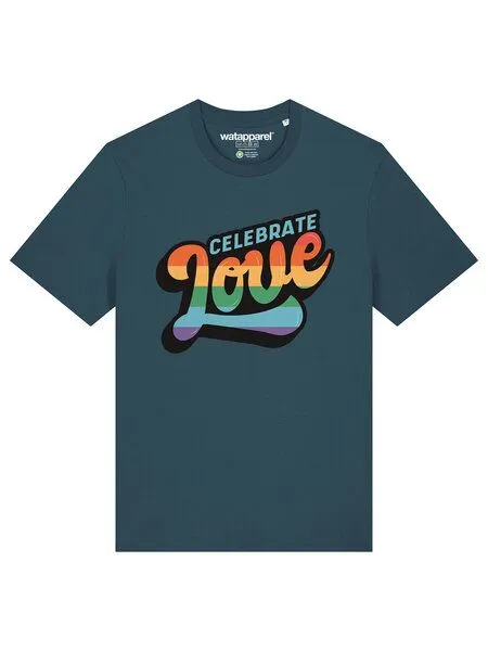 watapparel watapparel T-Shirt Unisex Celebrate Love, Stargazer, – Produktbild 2 von 3