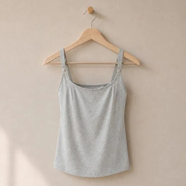 comazo|earth comazo|earth Fairtrade Still-Top | GOTS zertifiziert, Grau-melange, – Produktbild 4 von 4