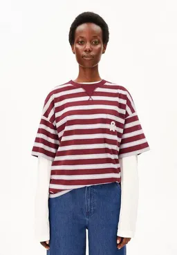 ARMEDANGELS ARMEDANGELS ICONIC Å STRIPE Damen T-Shirt aus 100% Bio-Baumwolle – Produktbild 1 von 1