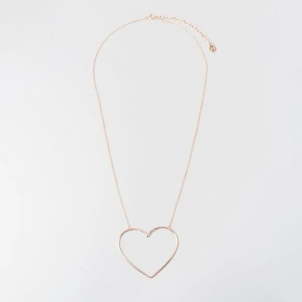 fejn jewelry fejn jewelry Kette big heart, Rotgold, – Produktbild 3 von 4