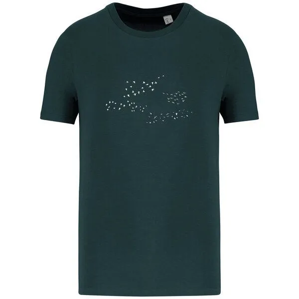 Greenspired Greenspired Basic Bio T-Shirt Skybirds Nr. 4 ( 155g/m²) XXS - 5 XL, Amazongrün, – Produktbild 1 von 1