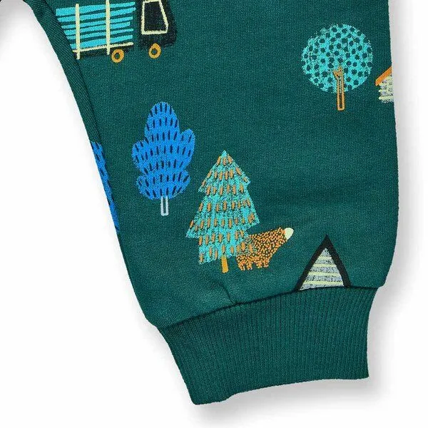 Sense Organics Sense Organics Babyhose mit Waldleben-Druck, Modell PRABU, Waldleben-druck, – Produktbild 4 von 4