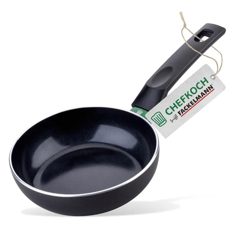 Chefkoch trifft Fackelmann Chefkoch trifft Fackelmann Bratpfanne Bielefeld, Keramik, antihaft, Ø16cm – Produktbild 1 von 3