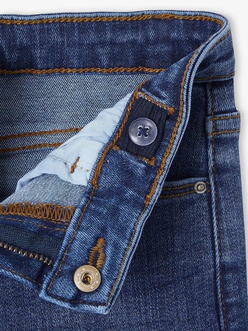 Vertbaudet Mädchen Slim-Jeans, Dunkel blau, – Produktbild 3 von 3