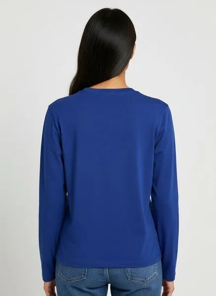 UNIPOLAR UNIPOLAR Basic Longsleeve Modell: Music Longsleeve, Worker blue, – Produktbild 2 von 2