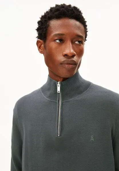 ARMEDANGELS ARMEDANGELS FAABES Herren Pullover aus Bio-Baumwolle, Space steel, – Produktbild 3 von 4