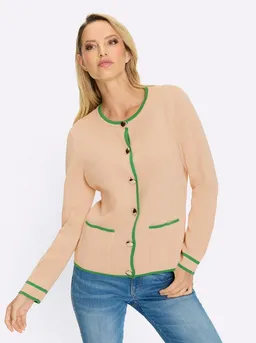 heine heine Strickjacke Strickjacke Langarm Milano-Ripp – Produktbild 1 von 1