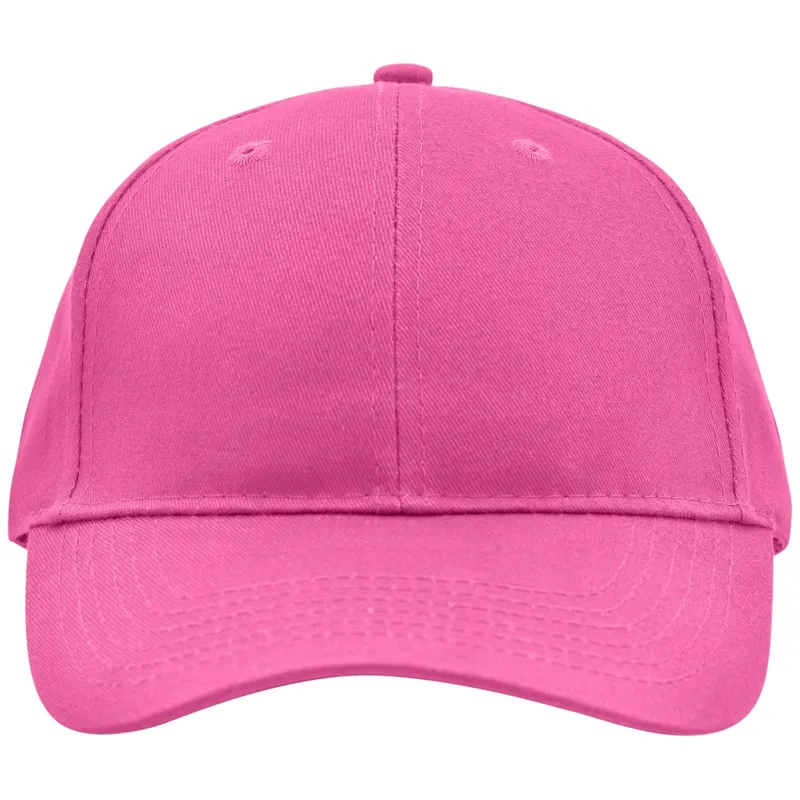 Myrtle Beach myrtle beach Klassisches 6 Panel Cap mit gebürsteter Oberfläche MB6118 Gr. one size pink – Produktbild 1 von 1