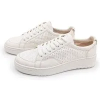 Werner 1911 Werner 1911 sommerlicher Ledersneaker – Amsel – IVN-zertifiziert, Weiss, – Produktbild 1 von 1