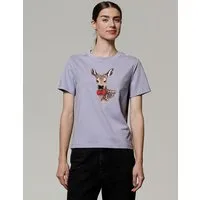 watapparel watapparel T-Shirt Frauen Rehkitz, Lavender, – Produktbild 1 von 1