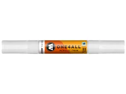 MOLOTOW MOLOTOW Permanent-Marker "One4All Acryl Twin 160" signalweiß – Produktbild 1 von 1