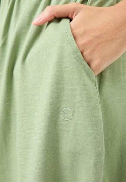 ORGANICATION ORGANICATION Slub-Jersey-Kleid aus Bio-Baumwolle, Fern green, – Produktbild 4 von 4