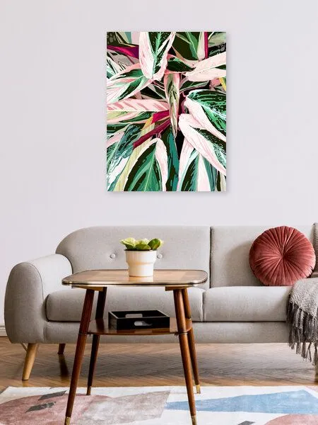 Photocircle Photocircle Poster / Leinwandbild - Tropical Variegated Houseplant – Produktbild 2 von 4