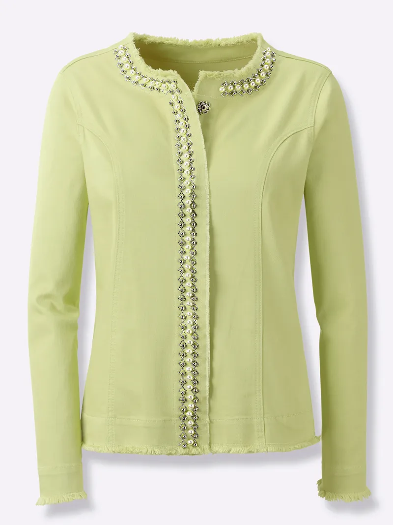 Witt Jeansblazer, Pistazie, – Produktbild 1 von 2