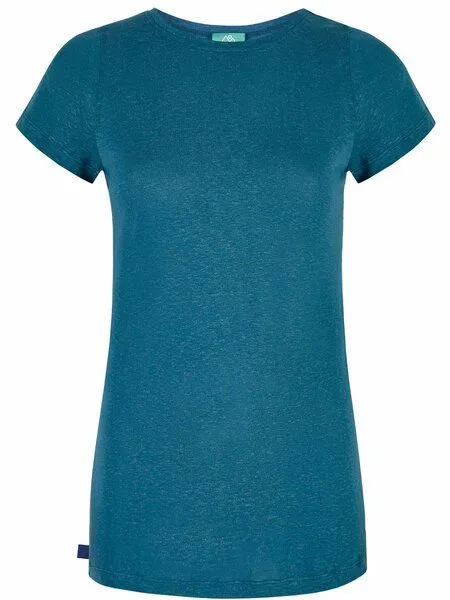 nice to meet me nice to meet me Earth T . TENCEL Lyocell mit Hanf, Ocean blue melange, – Produktbild 1 von 3