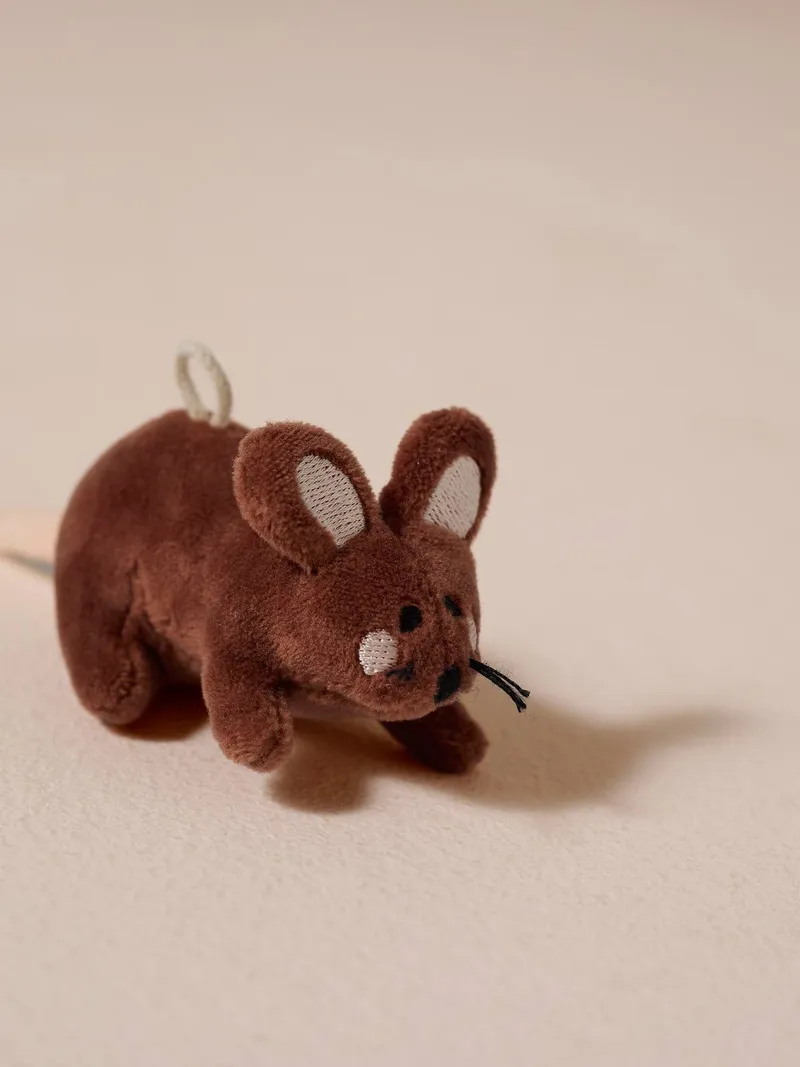 Vertbaudet Katzenangel mit Maus-Spielzeug cappuccino, Cappuccino, – Produktbild 3 von 4