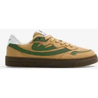 MoEa MoEa Herren vegan Sneaker Veyron Low Taupe/Grüner Apfel – Produktbild 1 von 1