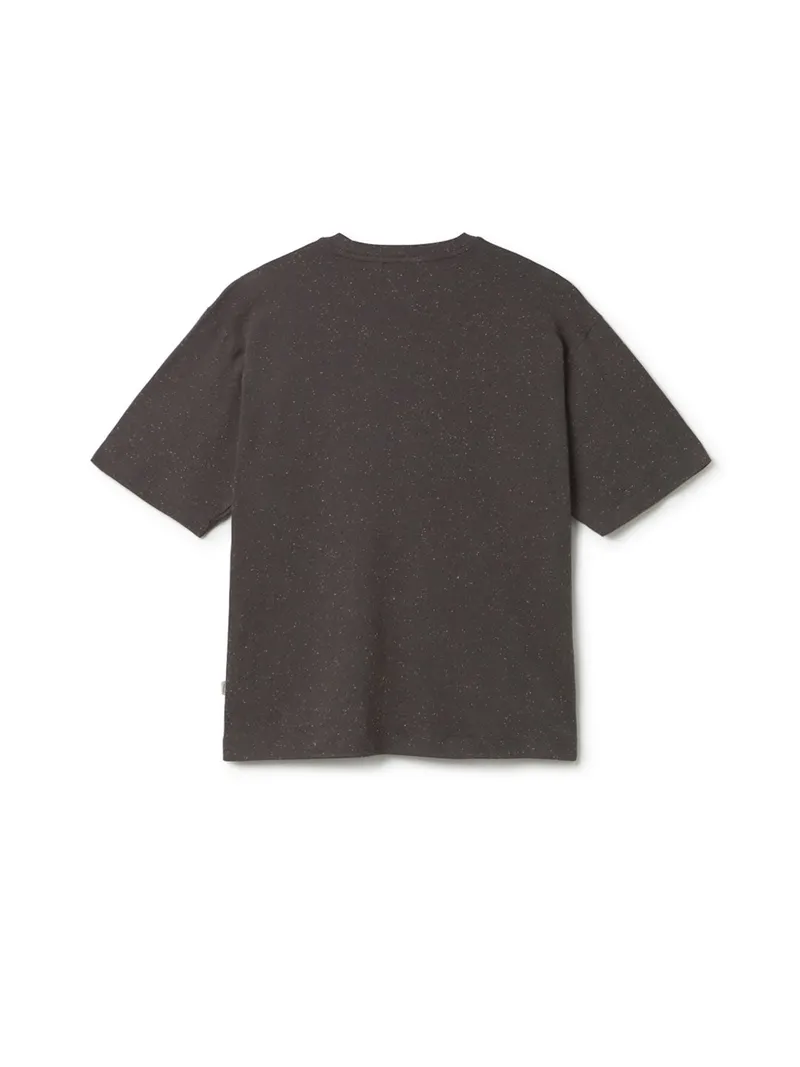 TWOTHIRDS TWOTHIRDS Herren vegan T-Shirt George Bay Dark Sand Neps, Grau, – Produktbild 2 von 2