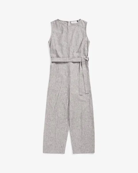Rotholz Rotholz Ärmelloser Jumpsuit Bio Baumwolle, Grau, – Produktbild 4 von 4
