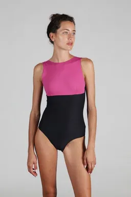 RENDL RENDL Swimsuit No.18 - zweifarbiger, hochgeschnittener Badeanzug – Produktbild 1 von 1