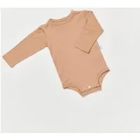 tetoi vienna tetoi-vienna TENCEL langarm Baby Body "Waldbad", Soft terracotta (rosa), – Produktbild 1 von 1