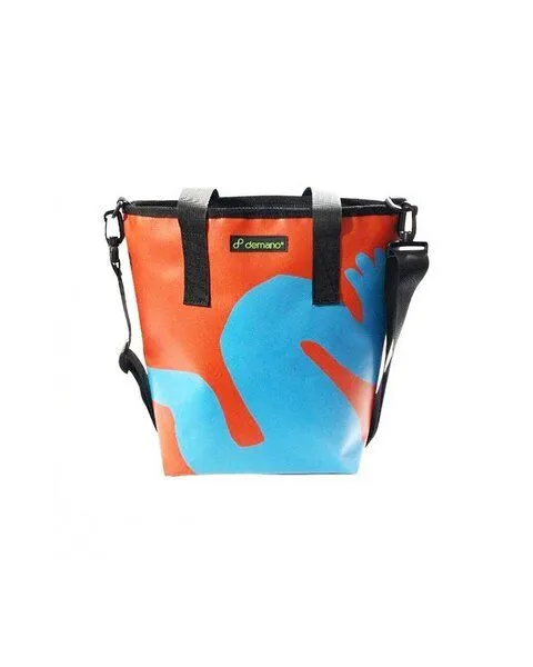 DEMANO DEMANO Tote Bag Hergestellt aus Recycelten Bannern Carmen, Rot, – Produktbild 1 von 4